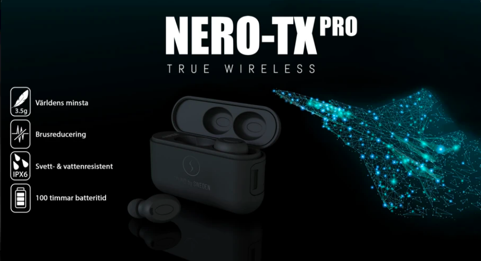 Världens minsta True Wireless med brusreducering
