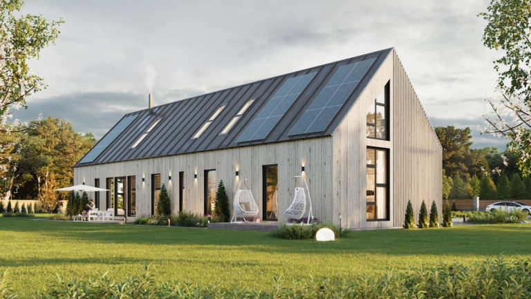 Att investera i att investera i solceller vid nybyggnation av villa
