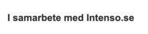 I samarbete med Intenso.se